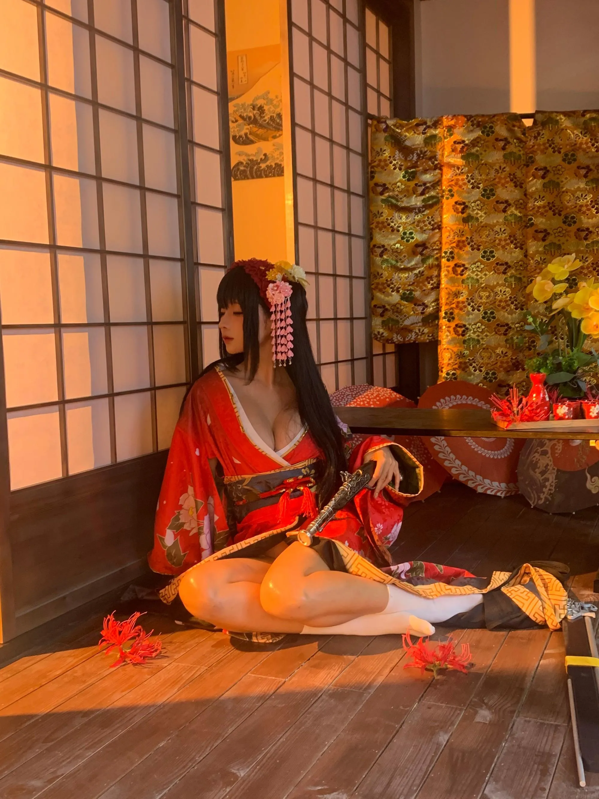 蠢沫沫 – NO.304 狂三和服cos-狂三 花絮 [114P]插图6